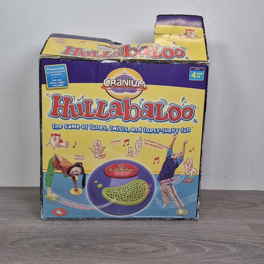 Cranium Hullabaloo Children's Game 2004 Complete Kids Tested Works Preschool